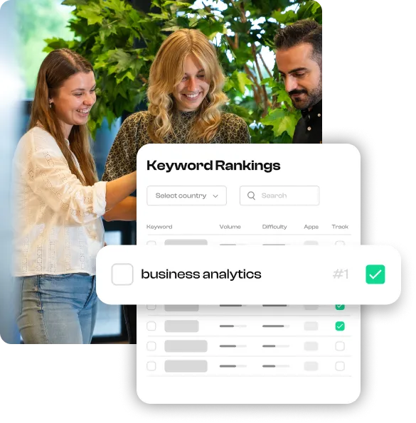 Keyword rankings business analytics
